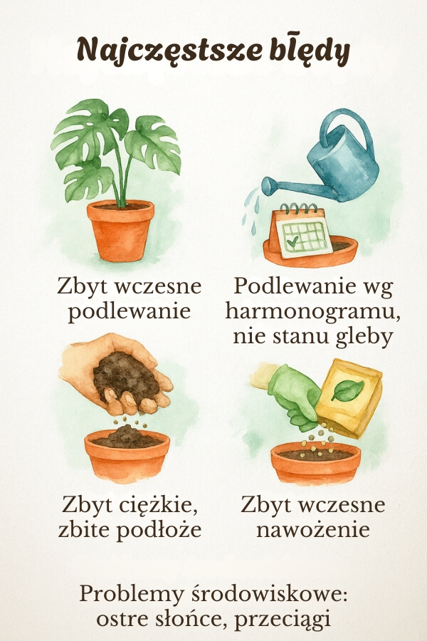 5 błędów po uratowaniu przelanej monstery błędy po uratowaniu przelanej monstery