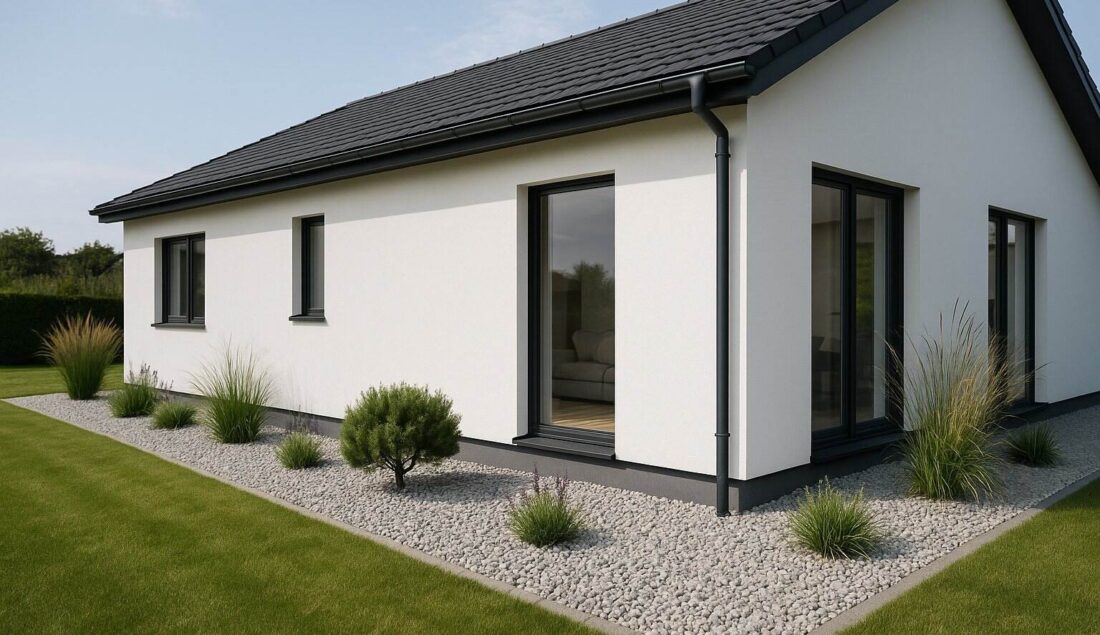 Najtańsza opaska wokół domu – koszt i instrukcja wykonania. Poradnik 