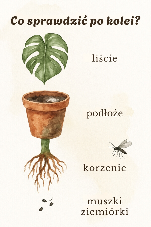 przelana monstera – jak rozpoznać przelana monstera – jak sprawdzić