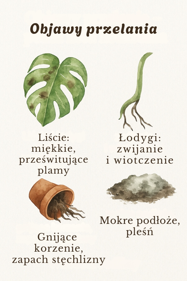 przelana monstera a objawy przelana monstera – jakie są objawy