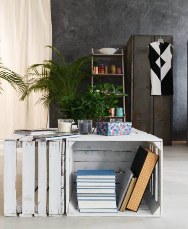 Stolik ze skrzynki – instrukcja DIY