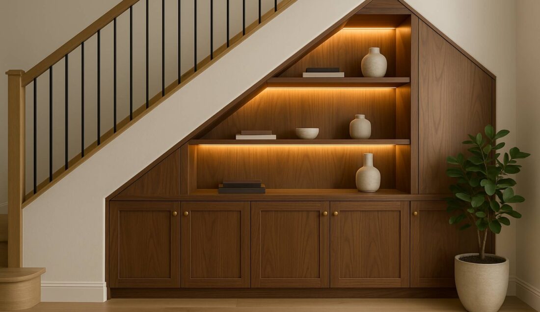 Szafki pod schody – pomysły na zabudowę i praktyczne wskazówki