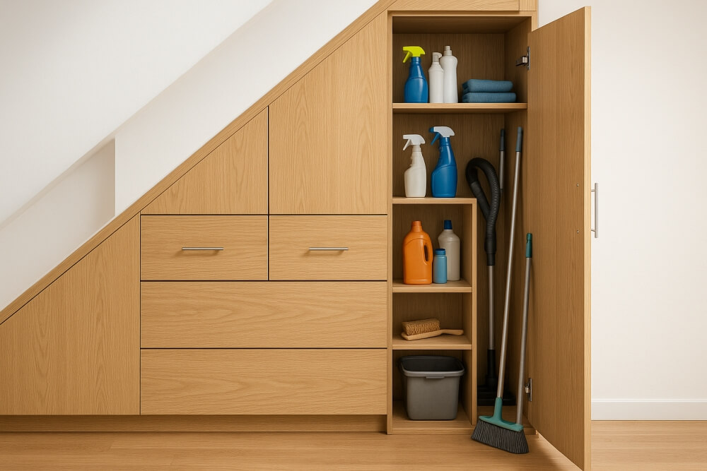 schowek gospodarczy pod schodami