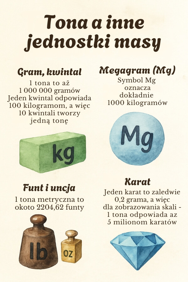 Tona – ile kg, gramów i megagramów Tona – ile kg a ile gramów