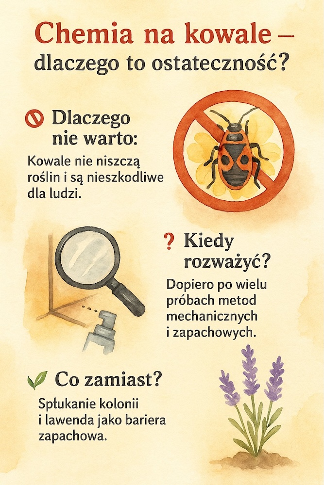 jak pozbyć się kowali bez użycia chemii jak zwalczyć kowale bez chemii