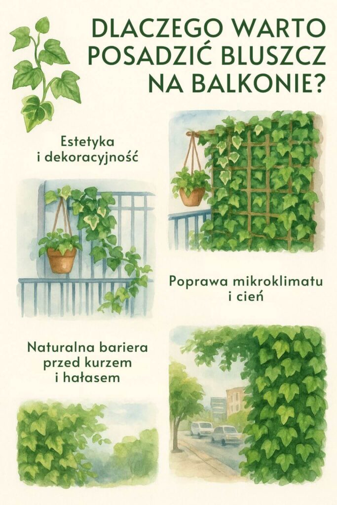 Bluszcz na balkonie - dlaczego warto?