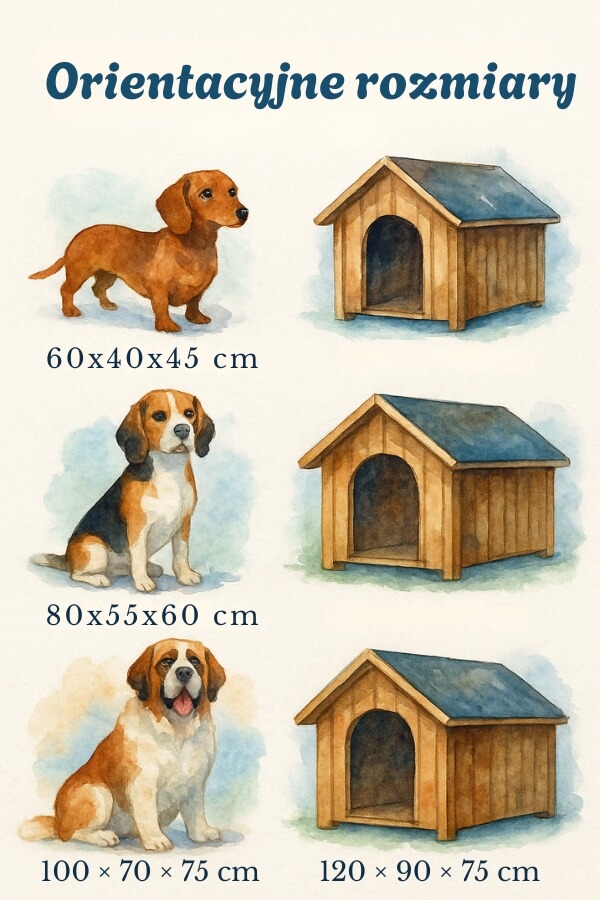 Buda dla psa – projekt dopasowany do rozmiaru psa
