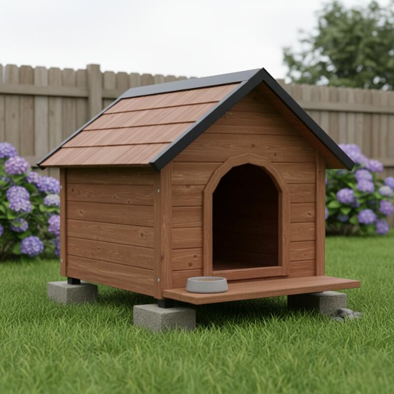 Buda dla psa – projekt na domek średniej wielkości