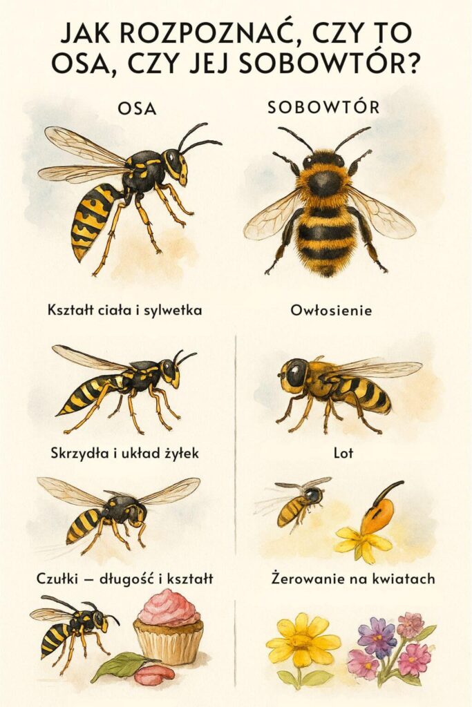 Jak rozpoznać osę i jej sobowtórów? 