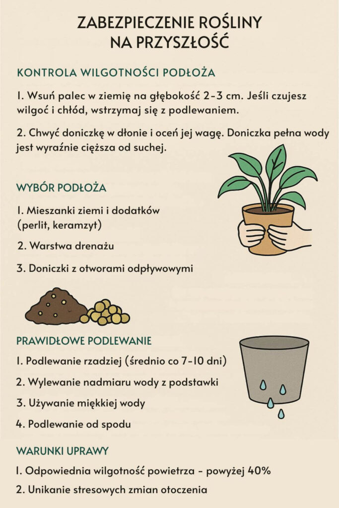 Przelany skrzydłokwiat - jak uniknąć ponownego przelania?