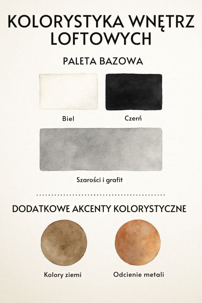 Kolory dominujące we wnętrzach loftowych Loftowe wnętrza - kolory, które sprawdzą się najlepiej