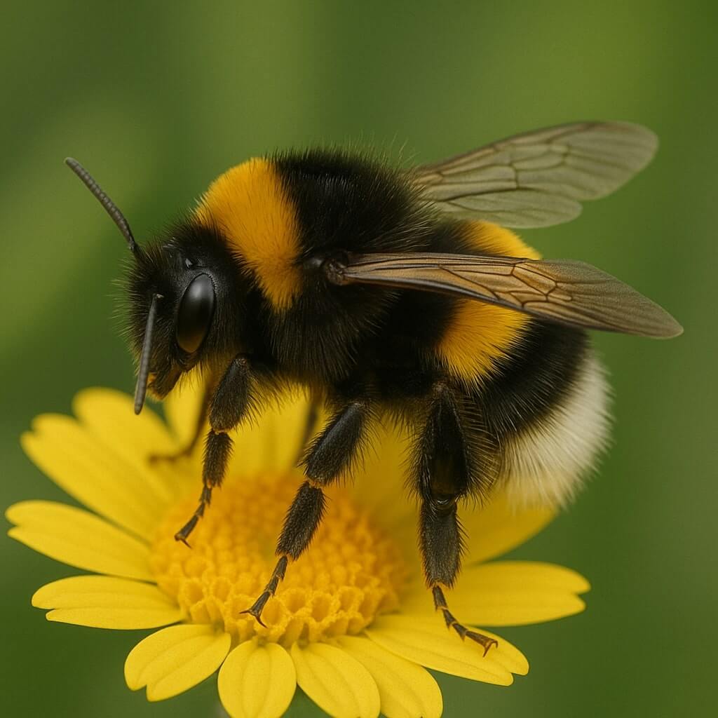 Owad podobny do osy - trzmiel ziemny