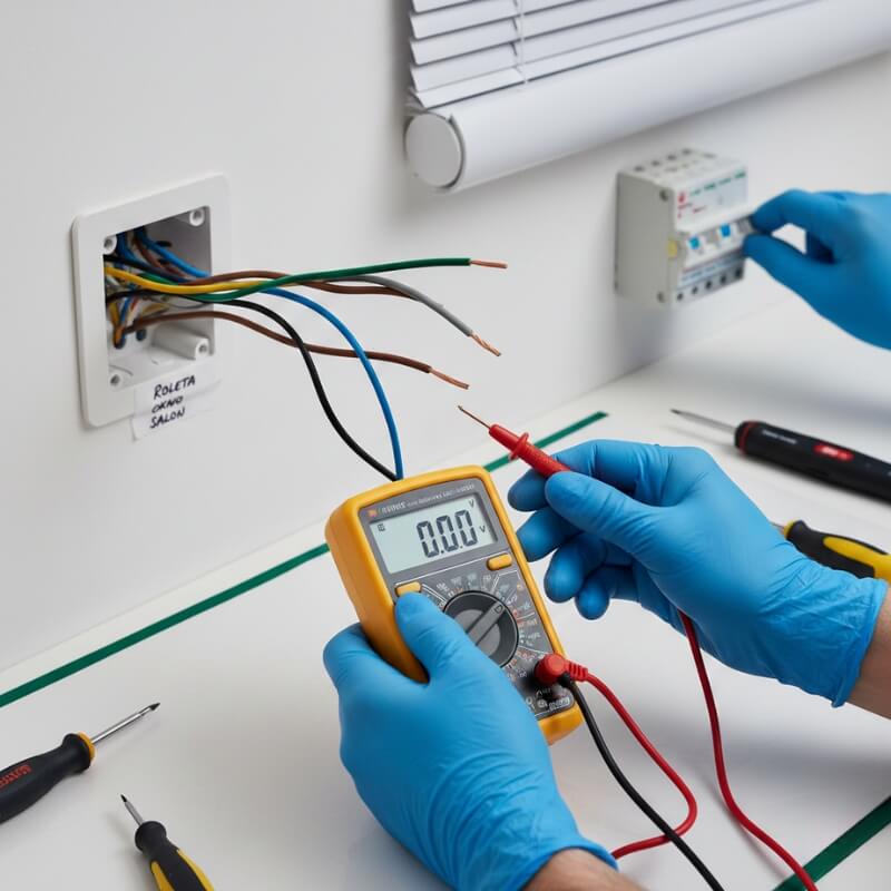 połączenie rolety 5 przewodów - sprawdzenie i przygotowanie identyfikacja przewodów i ich funkcji przed połączeniem rolety 5 przewodów