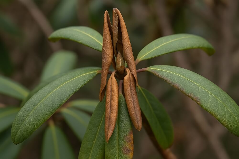 uszkodzenia zimowe i przemarzanie rododendronów przemarzanie i uszkodzenia zimowe rododendronów