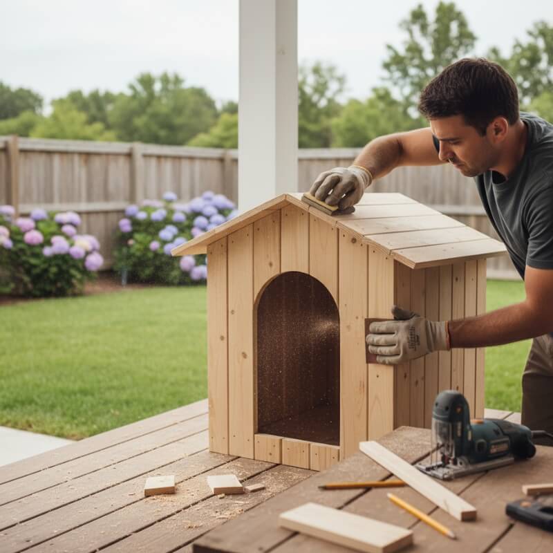 szlifowanie ścian budy