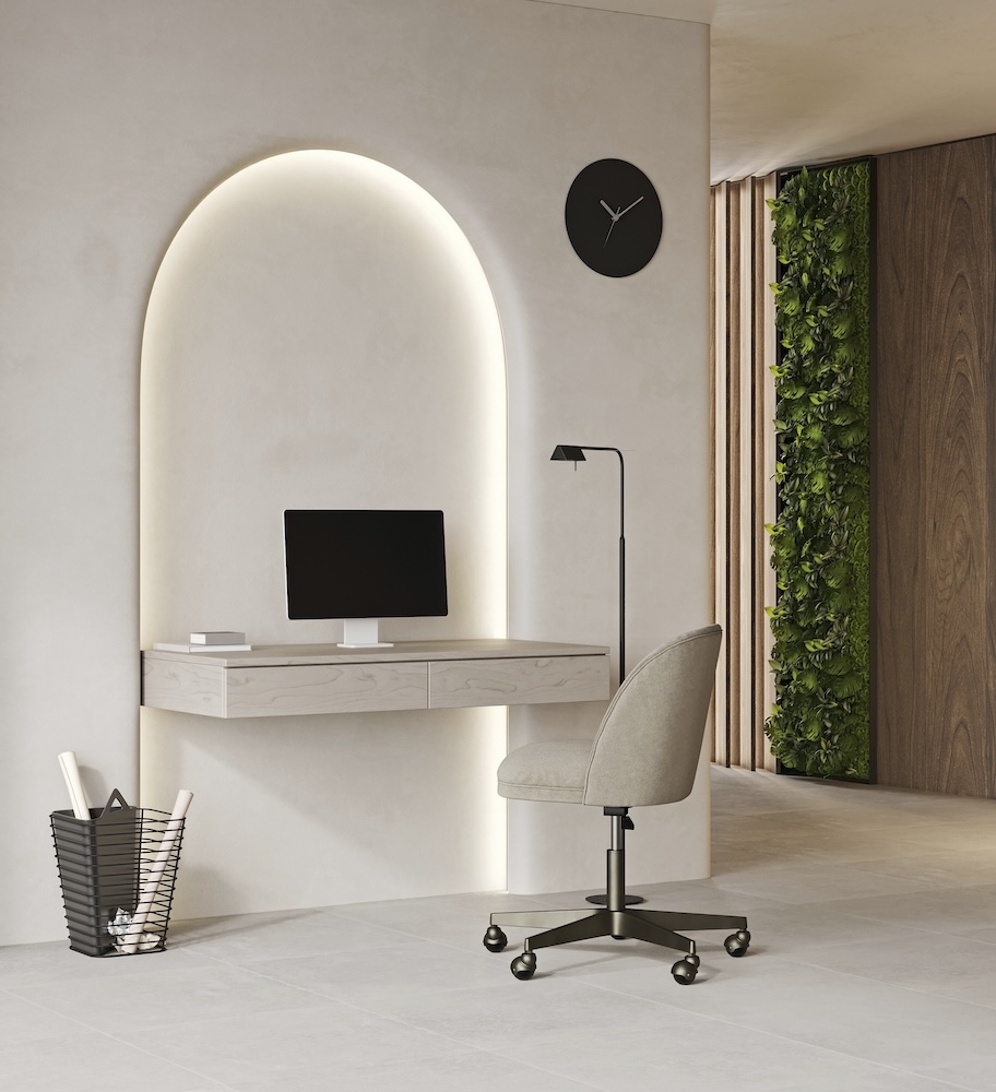 nowoczesne mieszkanie z domowym biurem 