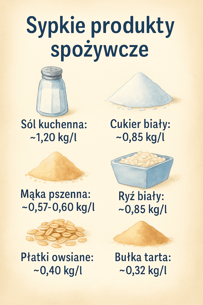 waga sypkich produktów spożywczych 